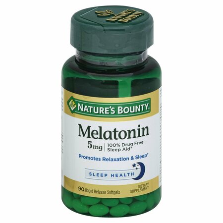 NATURES BOUNTY Melatonin 5Mg Softgels, 90PK 139084